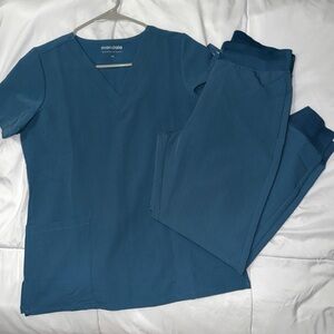 Mandala Harbor Blue Scrubs
